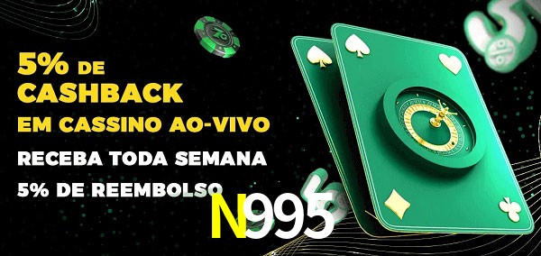 Promoções do cassino ao Vivo N995